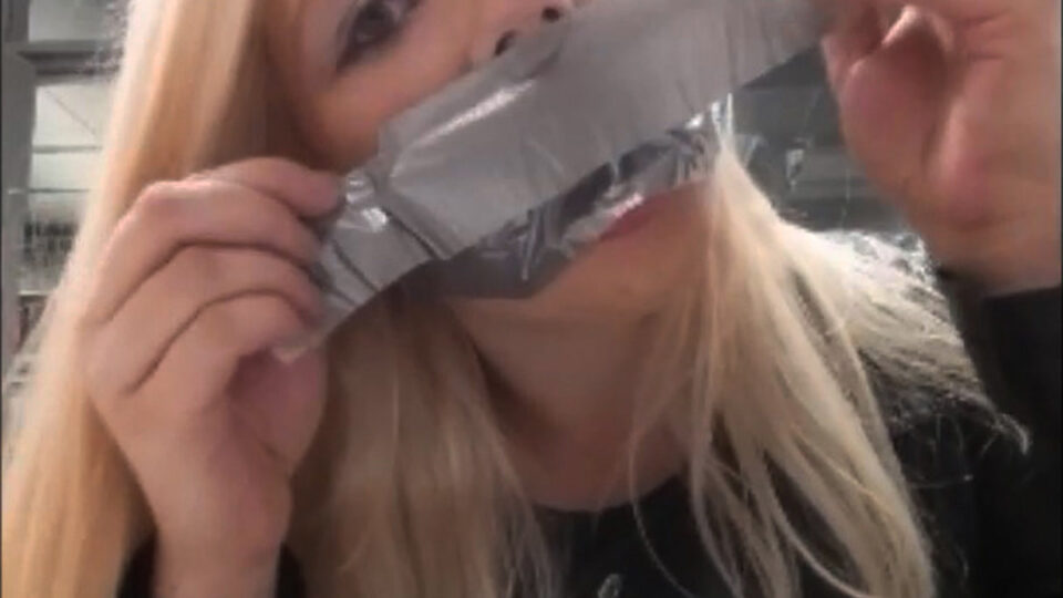 Self-Gagged In Public Library — gallery-3
