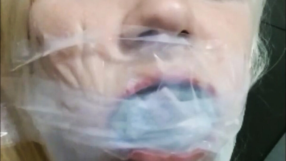 Self-Gagged In Public Library — gallery-8