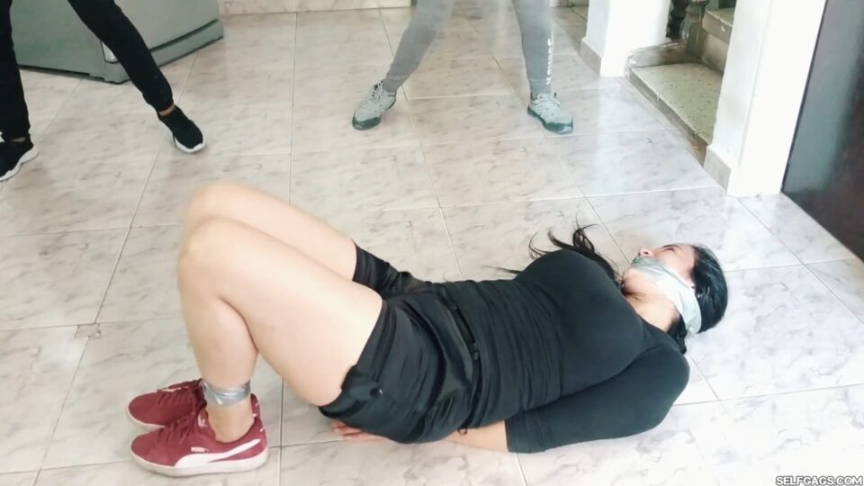 Sexy Fitness Instructor Hogtied By Her Naughty Students — gallery-4