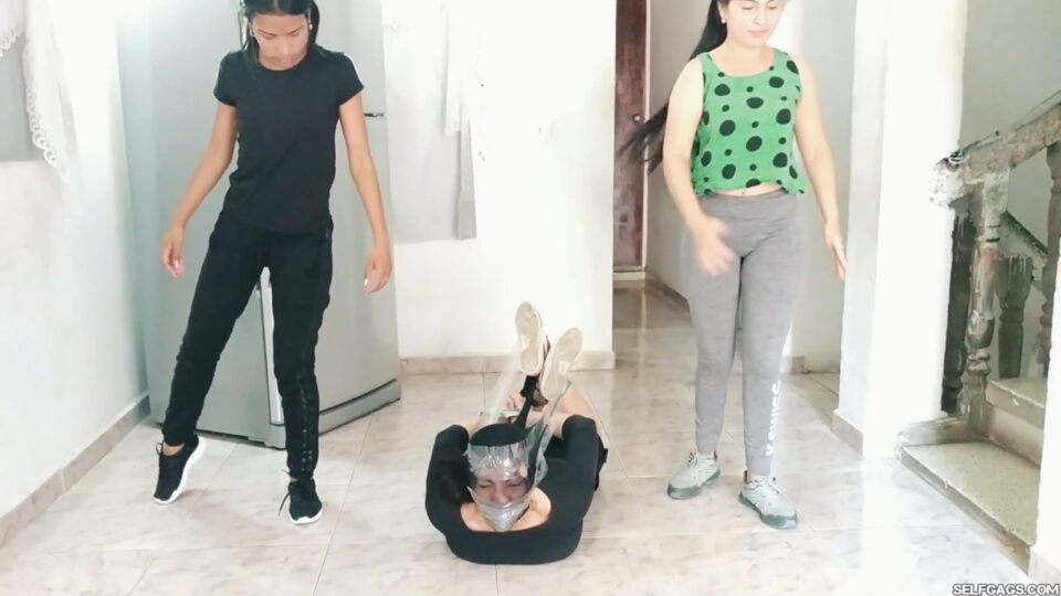 Sexy Fitness Instructor Hogtied By Her Naughty Students — gallery-6