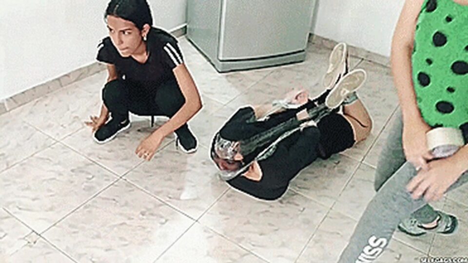 Sexy Fitness Instructor Hogtied By Her Naughty Students — gallery-8