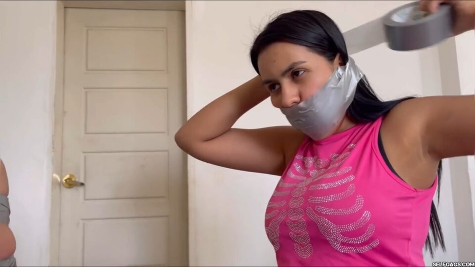 Sexy Shoplifter Tied Up By Undercover Police Woman And Her Gag Loving Girl — gallery-7
