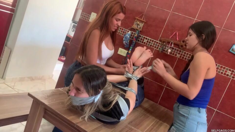 She Caught Us Playing Silly Tie-Up Games In The Kitchen! — gallery-2
