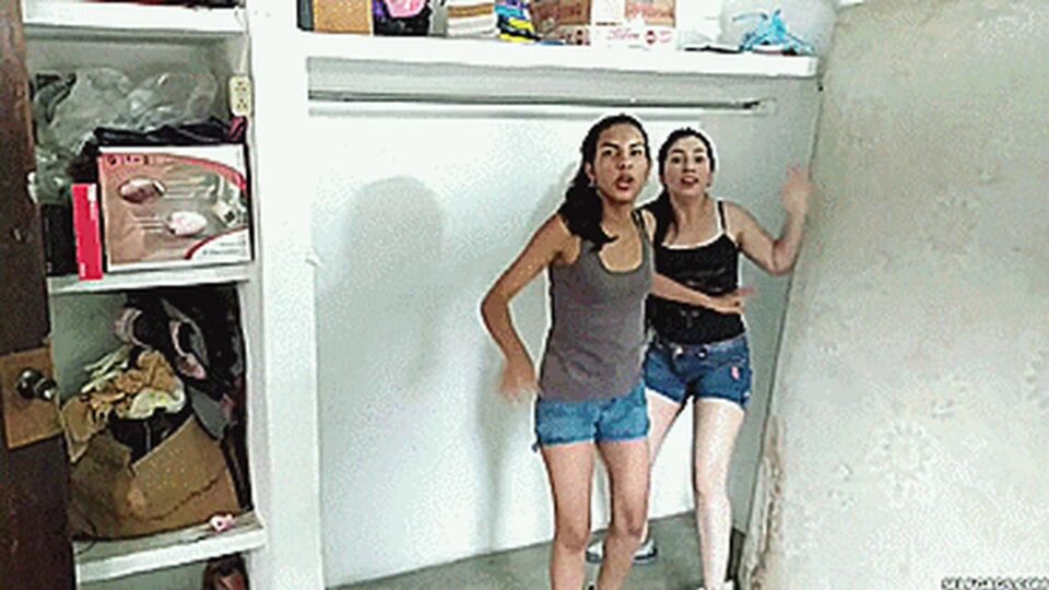 Silly Girls Tied Up Together For Snooping In The Attic! — gallery-1