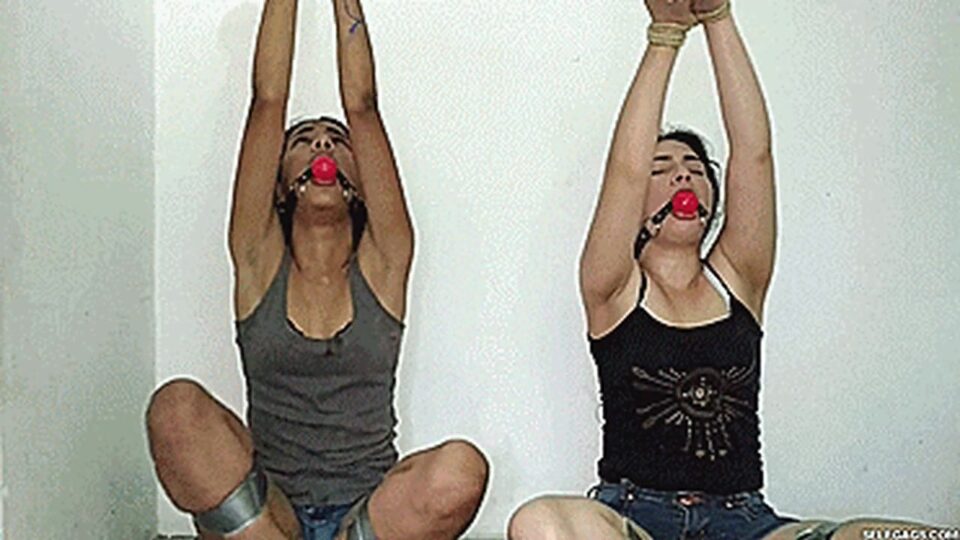 Silly Girls Tied Up Together For Snooping In The Attic! — gallery-5