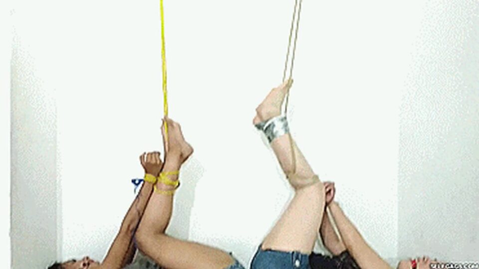 Silly Girls Tied Up Together For Snooping In The Attic! — gallery-7