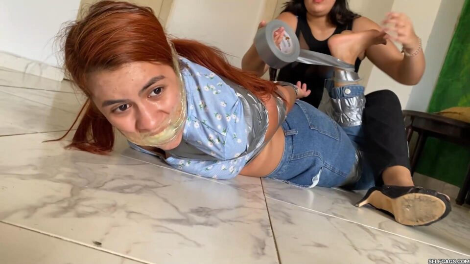 Six Girls Tied Up, Gagged and Hogtied by Mary the Catgirl! — gallery-6