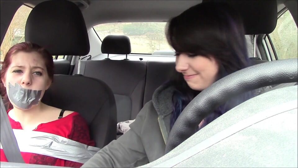 Skanky Little Stepsister:taken for a Ride Bound and Gagged by Bossy Big Stepsister! — gallery-4