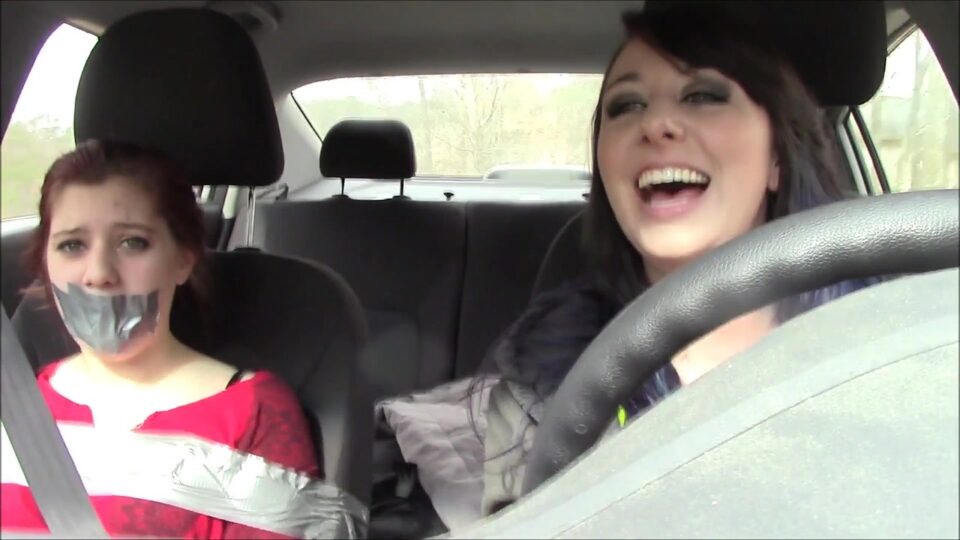 Skanky Little Stepsister:taken for a Ride Bound and Gagged by Bossy Big Stepsister! — gallery-8