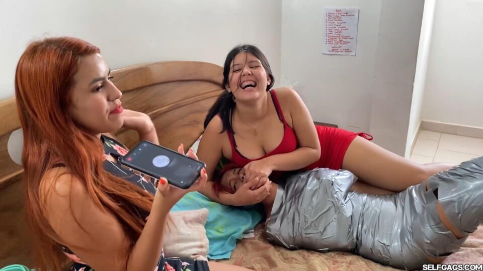 Snitching Stepsis Wrapped Up, Sock Gagged And Humiliated — gallery-6