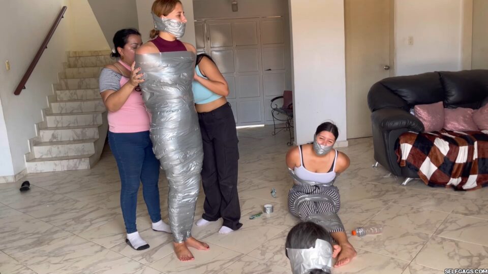Spin The Bottle Round 2: The Ultimate Tape Bondage Edition — gallery-4