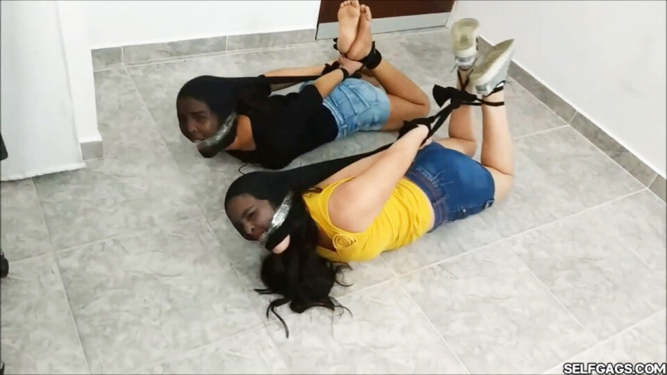 Step-Mother And Step-Daughters In Their Very First Bondage Debut Video! — gallery-1
