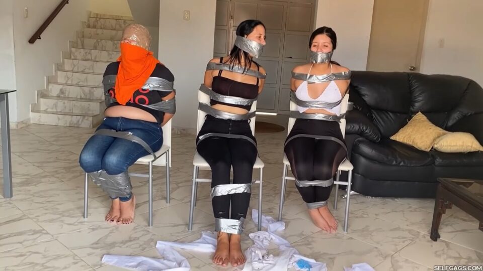 Stepmom Hired Some Bondage Girls To Keep Us All Tied Up And Gagged! — gallery-8