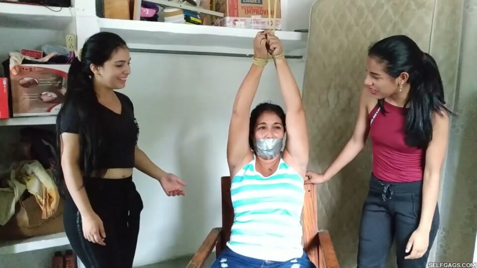 Taking Advantage Of Our Tied Up BBW Neighbor And Her Exposed Armpits! — gallery-2