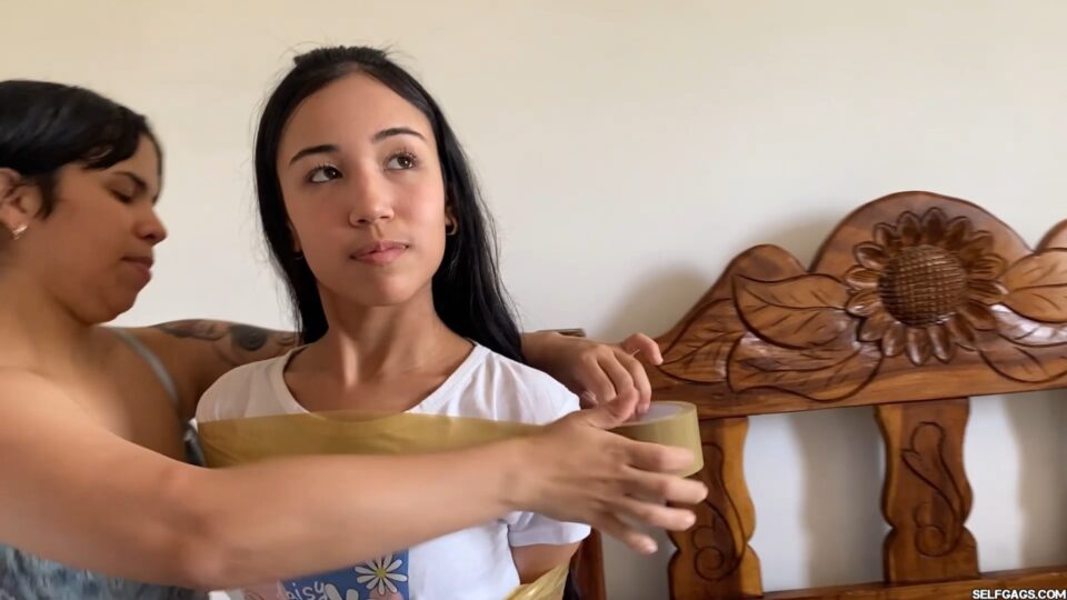 Tape Bondage Games With Babysitter Betsa! — gallery-1