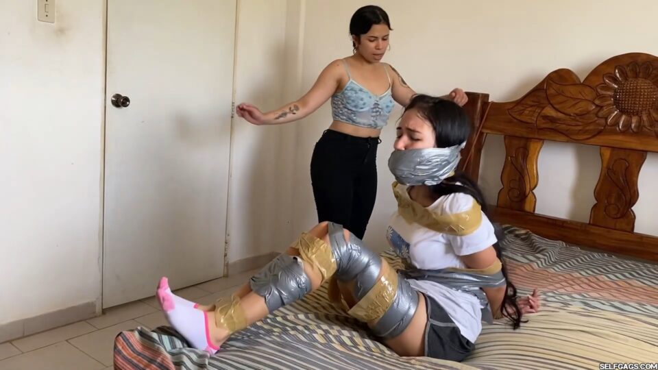 Tape Bondage Games With Babysitter Betsa! — gallery-6