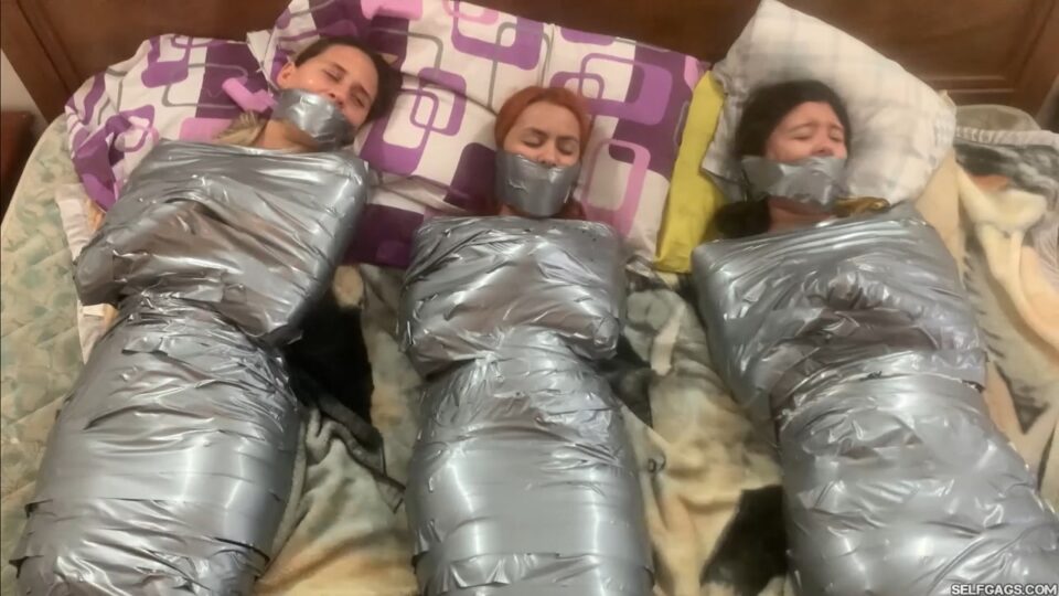 The Cursed Egyptian Amulet Turned Us All Into Barefoot Wrapped Up Duct Tape Mummies! — gallery-7