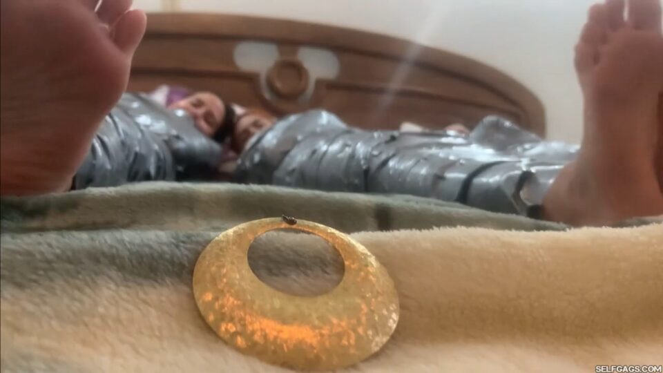 The Cursed Egyptian Amulet Turned Us All Into Barefoot Wrapped Up Duct Tape Mummies! — gallery-8