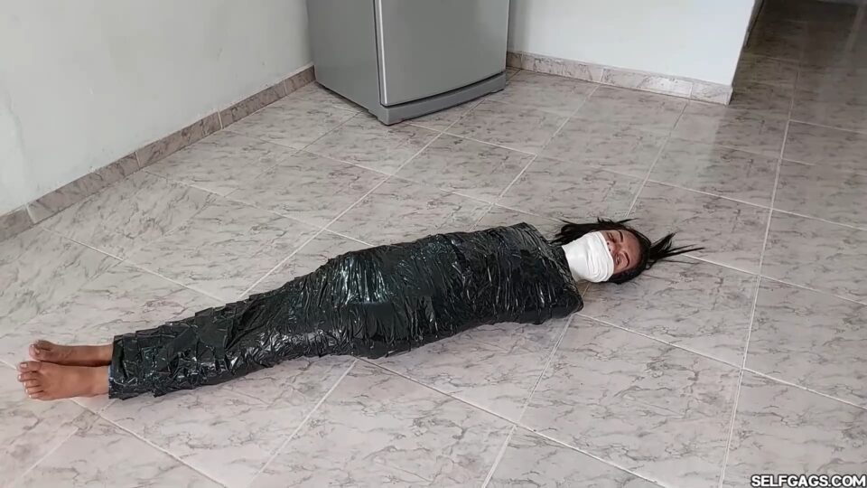 The Levitating Mummy – Mummified Maria Suspended, Gagged, Wrapped, and Left Hanging — gallery-5