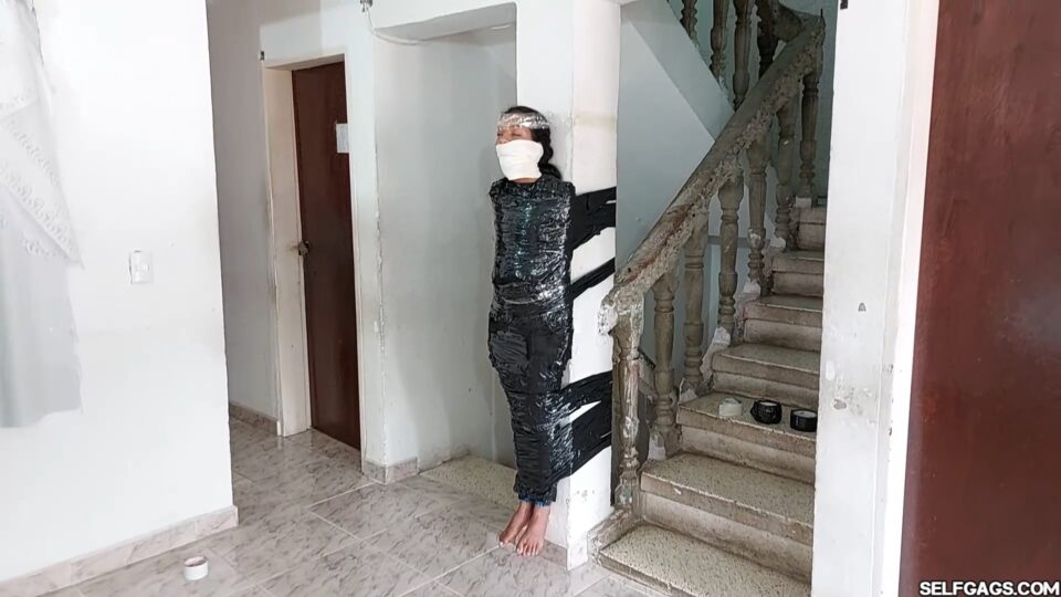The Levitating Mummy – Mummified Maria Suspended, Gagged, Wrapped, and Left Hanging — gallery-8