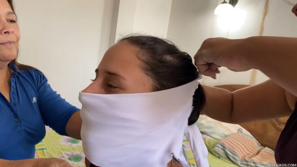 The Naughty Rich Girl And Her Silly Stepsister Bound And Gagged By The Nannies! — gallery-2
