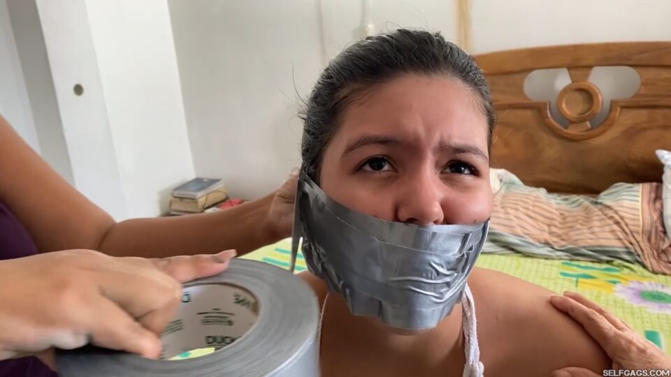 The Naughty Rich Girl And Her Silly Stepsister Bound And Gagged By The Nannies! — gallery-6