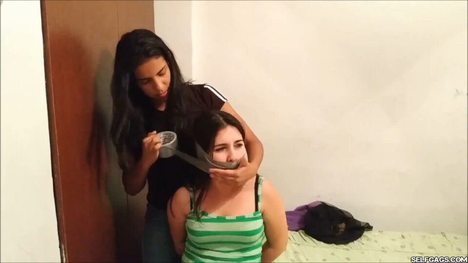 Thoroughly Sock-, Tape- And OTN-Gagged By Little Step-Sister! — gallery-5
