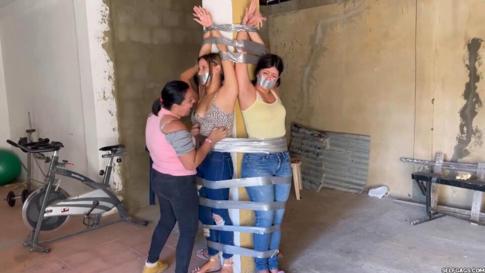 Tickle Time For 4 Tied Up Girls — gallery-6