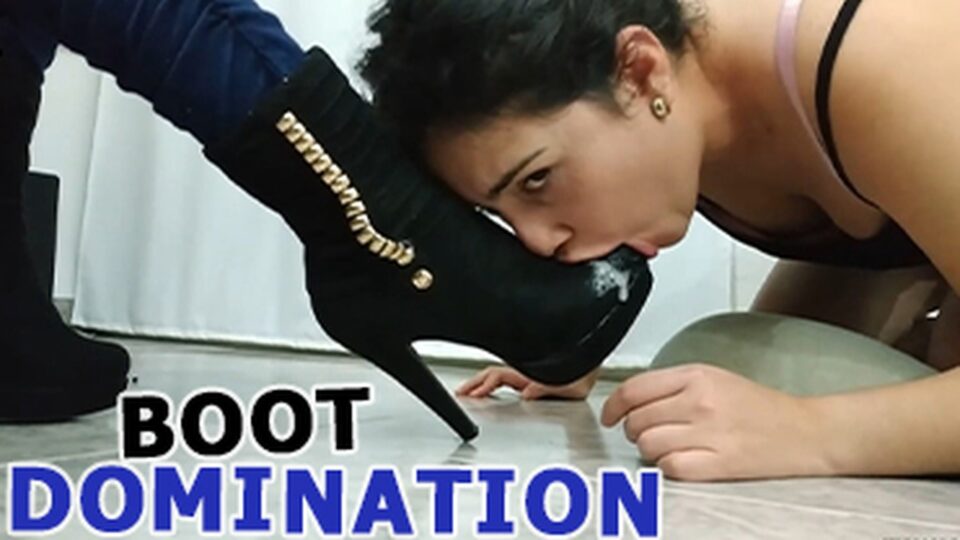 Turned Into Her Dominant Little Step-Sister’s Personal Boot Cleaning Slave! — gallery-6