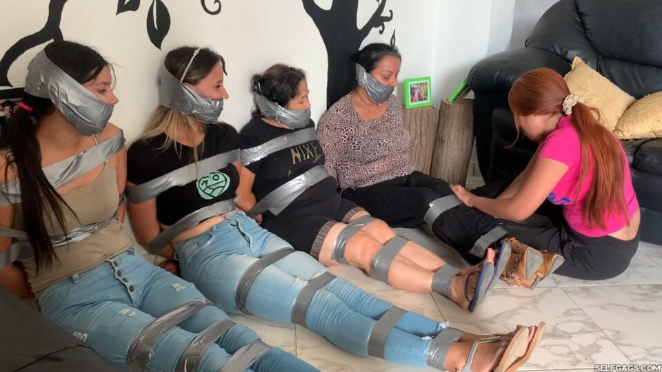 What A Lovely Day To Practice Tape Bondage And Gags! — gallery-6