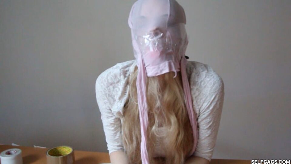 Young Scandinavian Babe Self-Gagged For The Very First Time — gallery-4