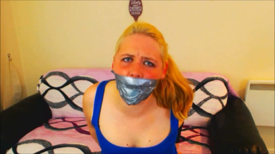 Anne Dville in: Tape Gagged Really Tight! (TIGHT TAPE GAG TALK COLLECTION) — gallery-8