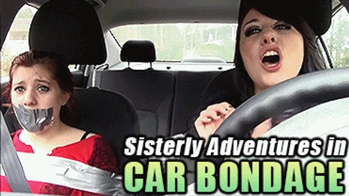 Dakota & Gemi’s Sisterly Adventures In Car Bondage — gallery-1