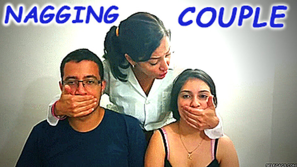 Hand Over Mouth and Duct Tape Therapy for Nagging Couple! — gallery-1