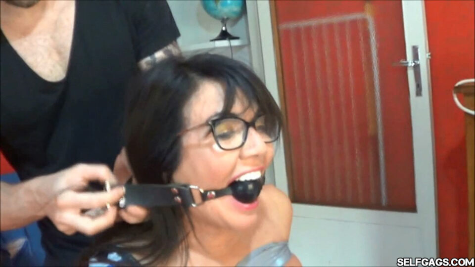 Manhandled Gangster Wife: Tape Tied, Ball Gagged & Tit Groped! — gallery-2