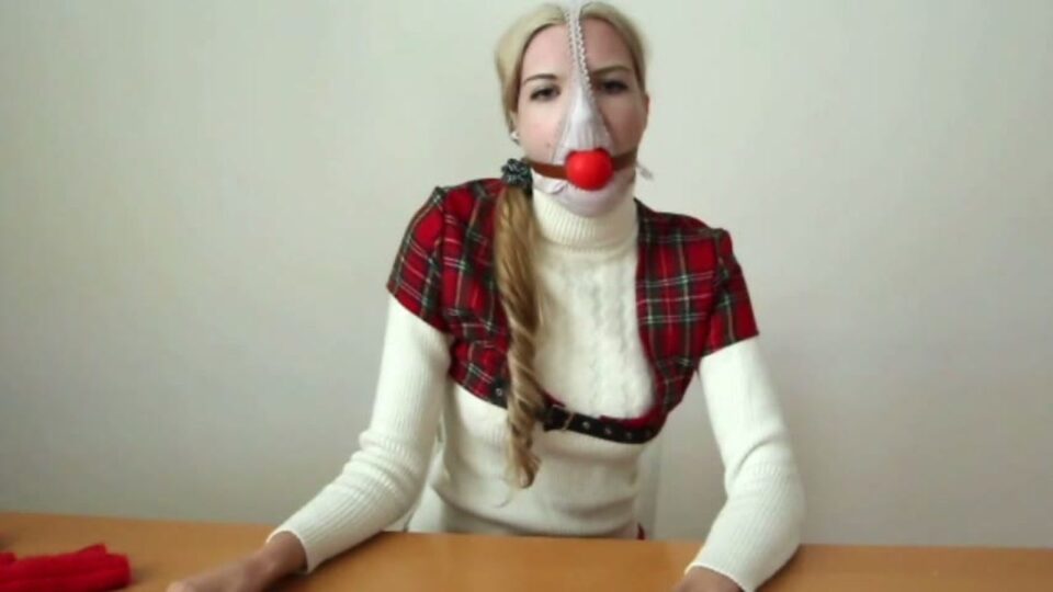 Polish School Girl Self-gagged! (episode 2 of 2) — gallery-4