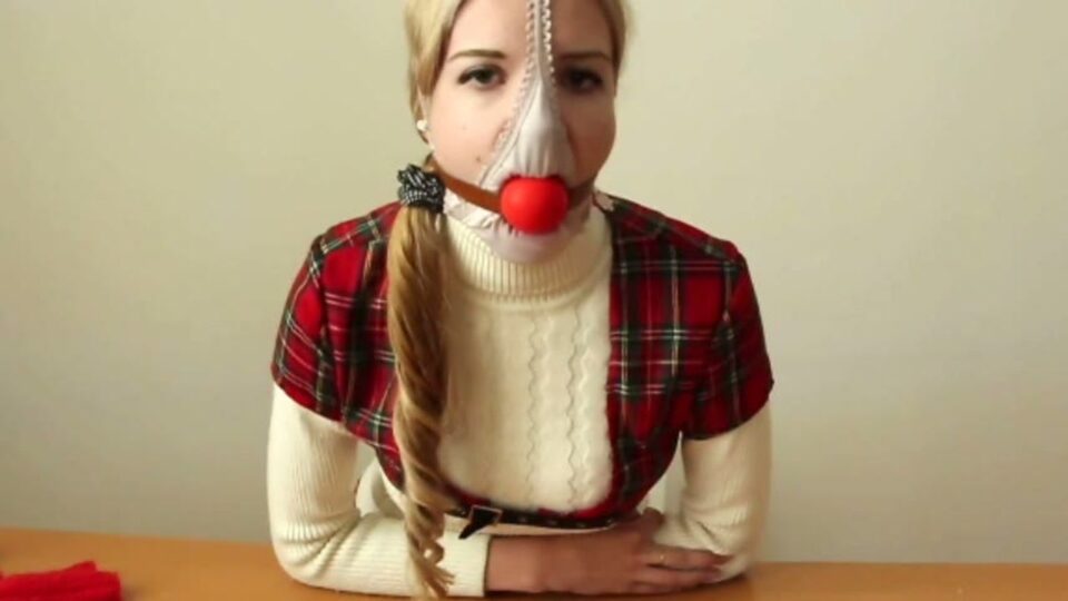 Polish School Girl Self-gagged! (episode 2 of 2) — gallery-5