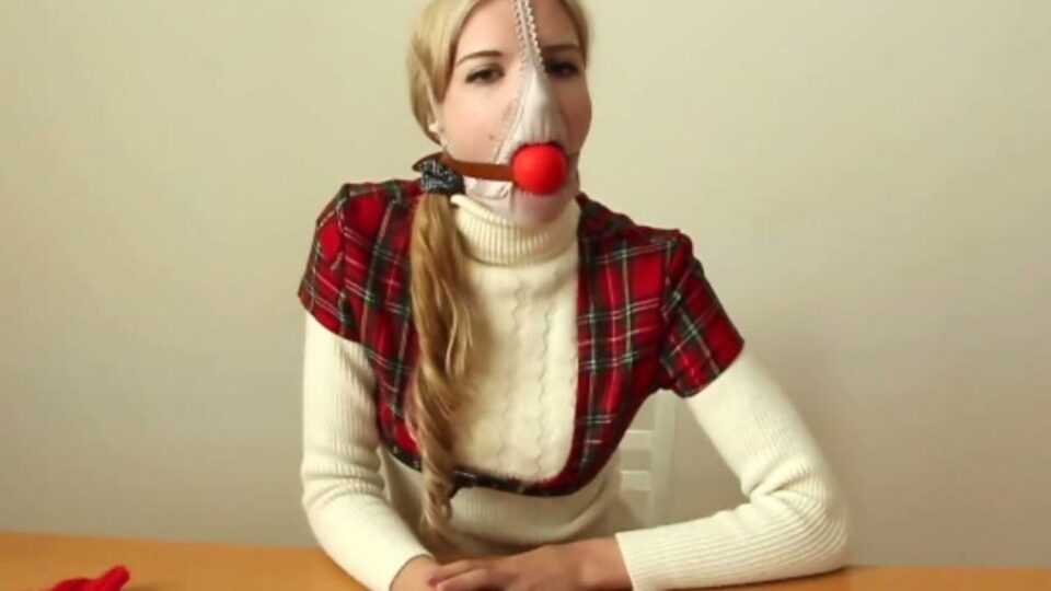 Polish School Girl Self-gagged! (episode 2 of 2) — gallery-8